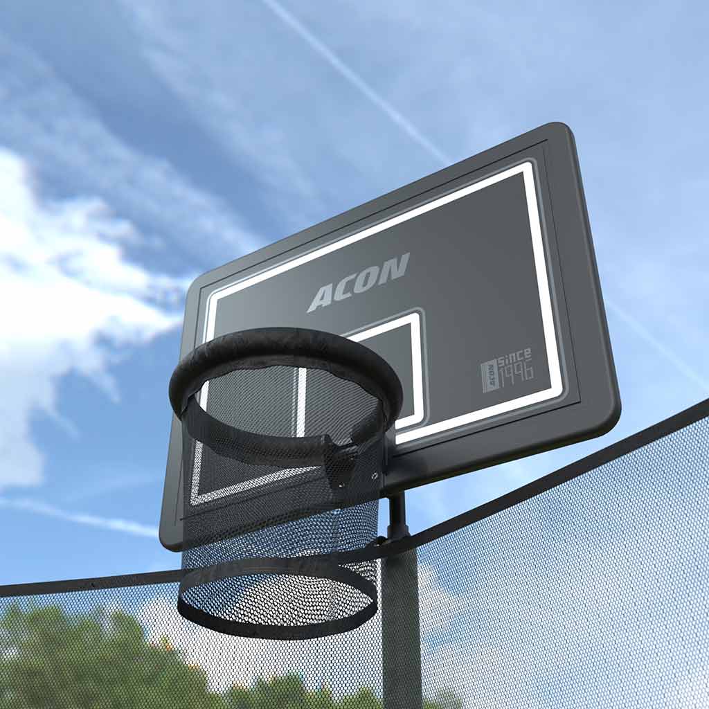 ACON Air Basketball Hoop for Round Trampolines