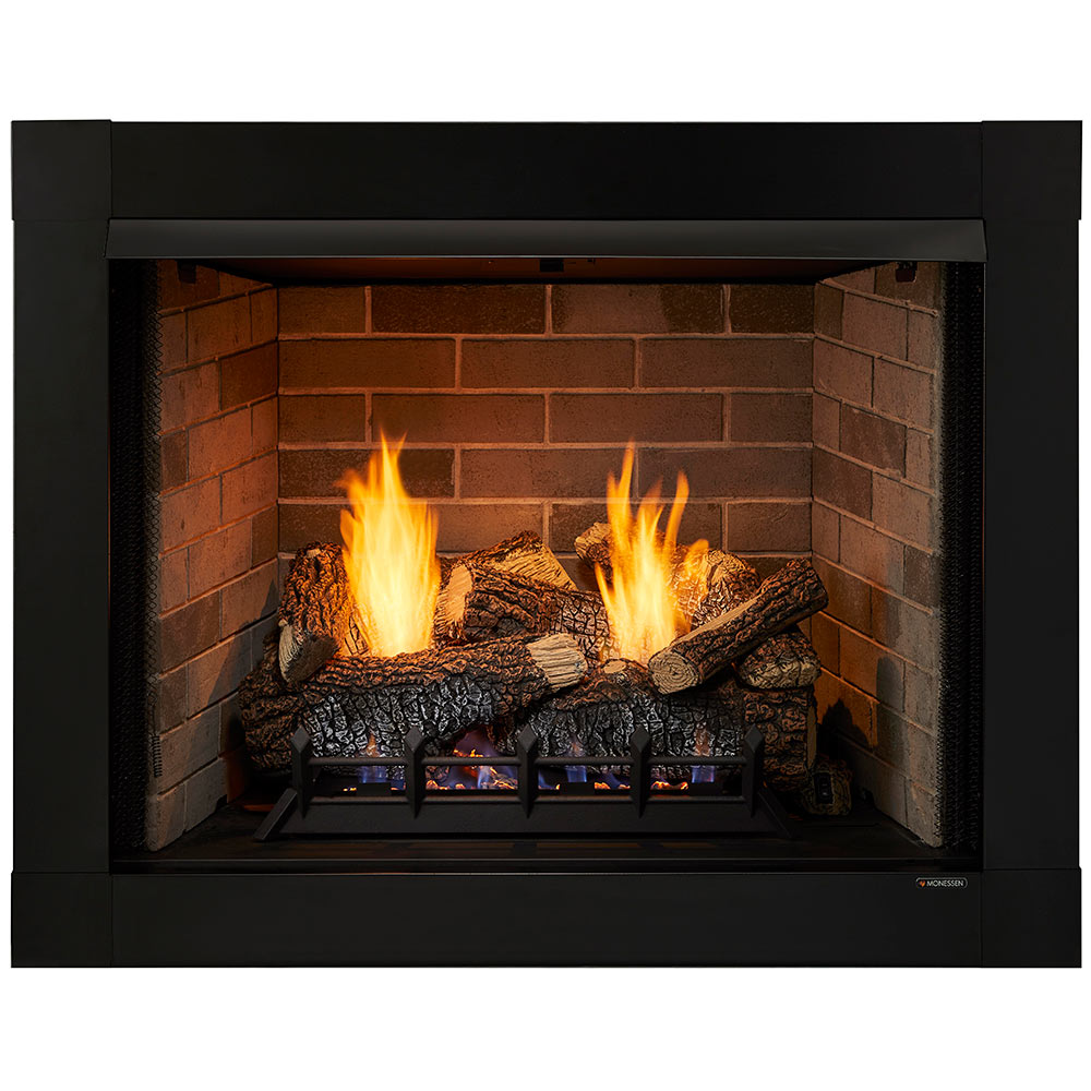 Monessen 32" Attribute Universal Circulating Vent-Free Firebox with Radiant Face and Multitonal Reversible Interior Panels