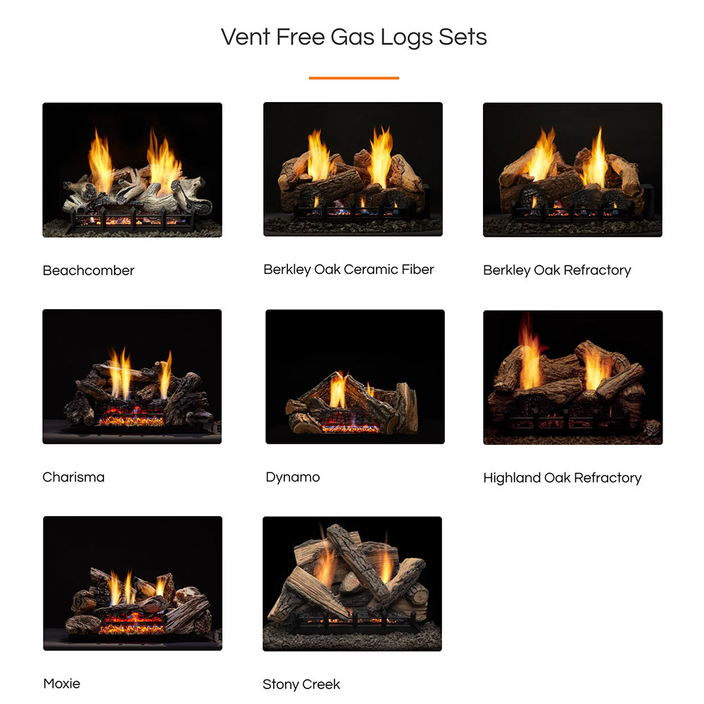 Monessen 36" Lo-Rider Clean Face Vent-Free Gas Firebox with Interior Panels