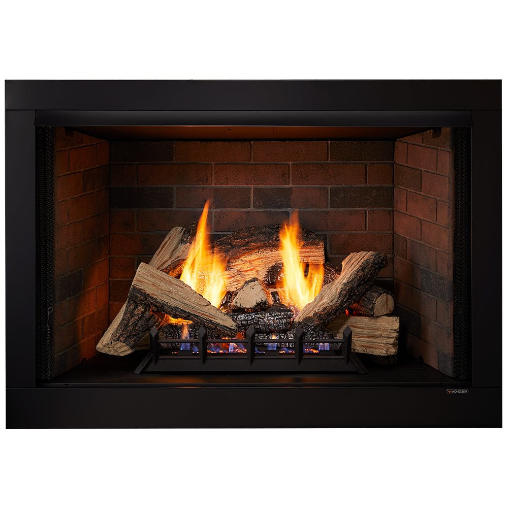 Monessen 42" Attribute Universal Circulating Vent-Free Firebox with Radiant Face and Multitonal Reversible Interior Panels