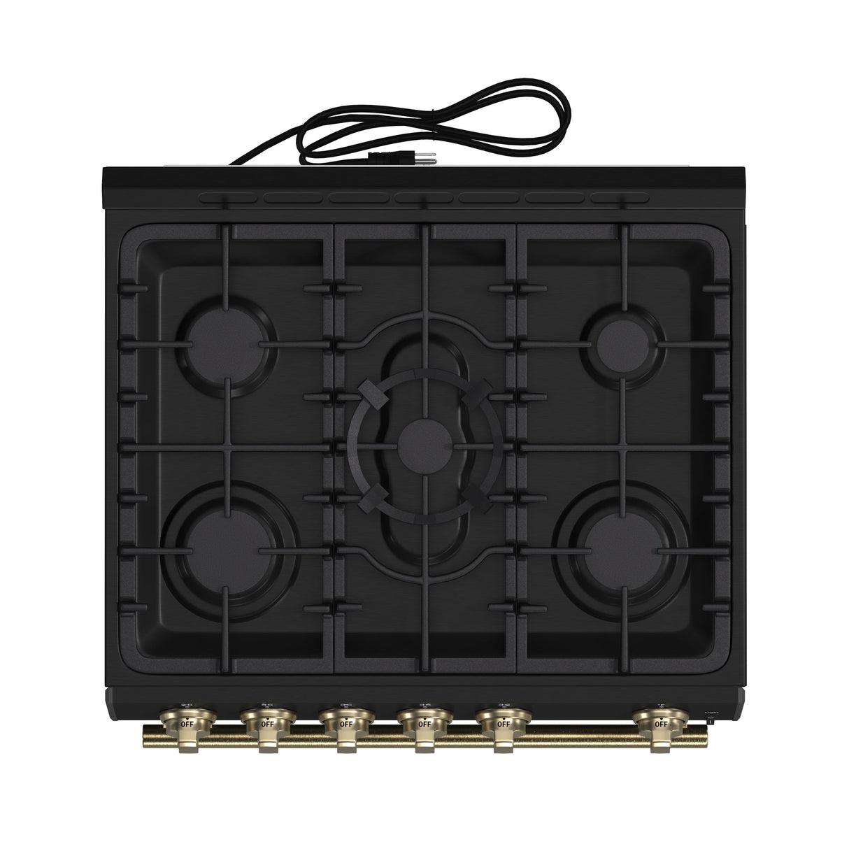 Forno Leonardo Espresso 30-Inch Gas Range, 5 Burners, 39,500 BTU, 5 cu.ft Convection Oven
