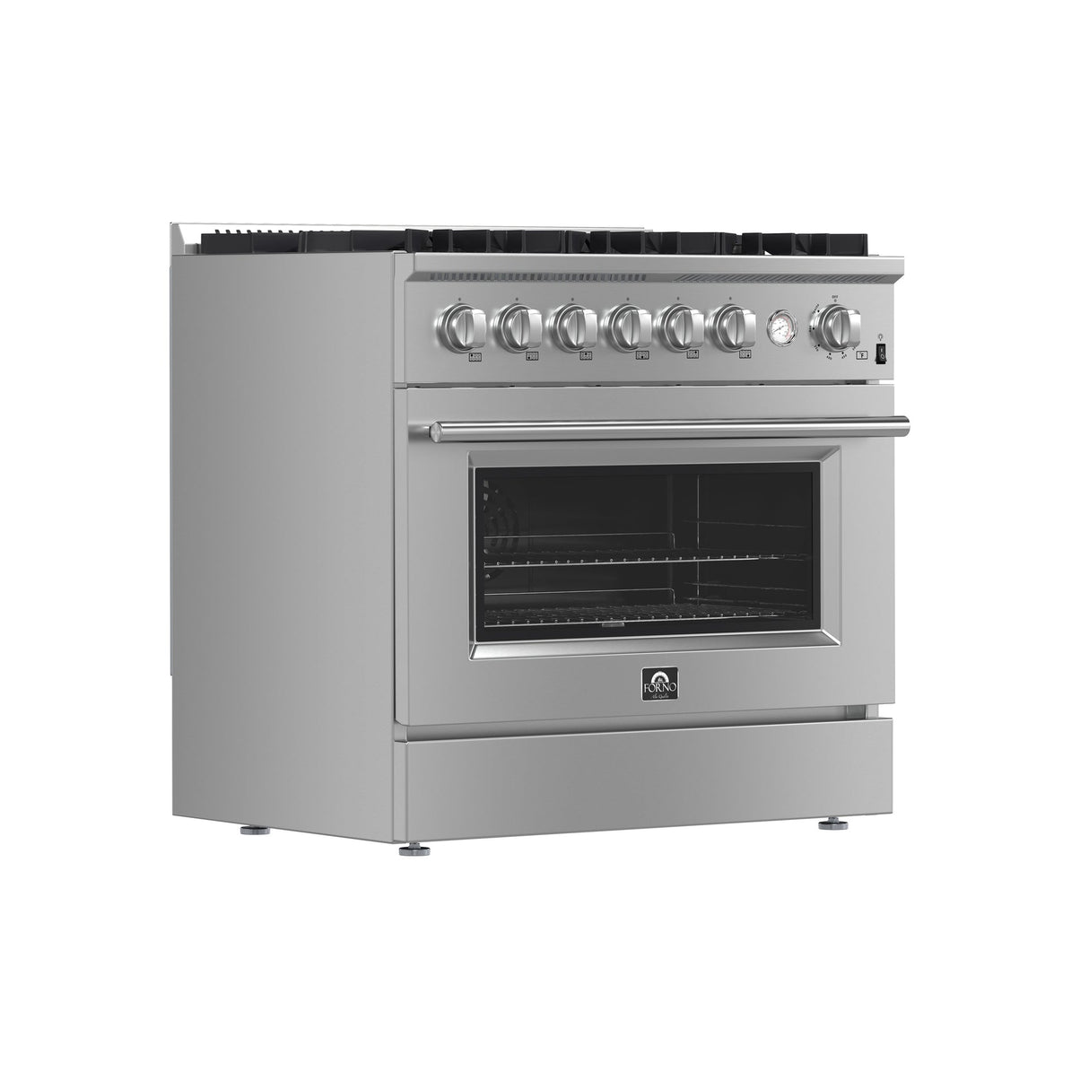 Forno Marco Gas Range Stainless Steel, Convection Oven