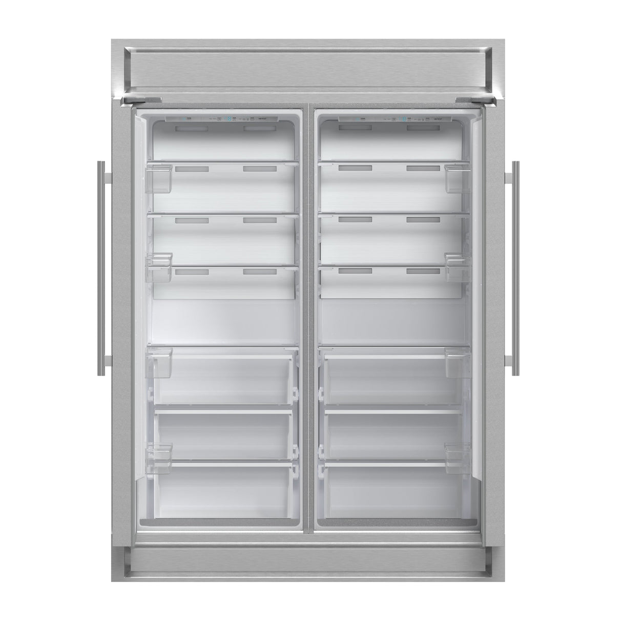 Forno Maderno 2-28-Inch Wide Convertible Refrigerator/Freezer, Decorative Trim, 27.2 cu.ft, 84-Inch High