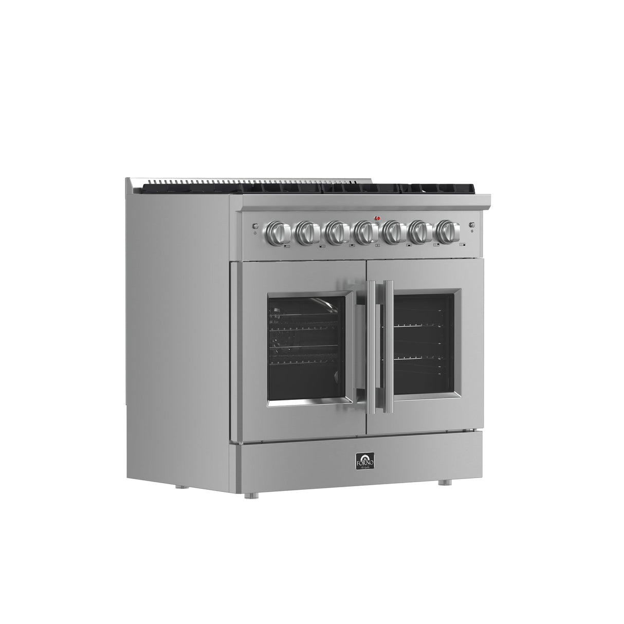 Forno Galiano Freestanding French Door Gas Range, Convection Oven, Energy Efficient