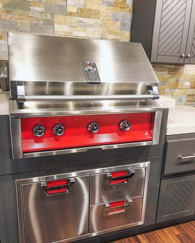 Aspire By Hestan 36" Outdoor Built-In Grill with 3 U-Burner & Rotisserie - EABR36