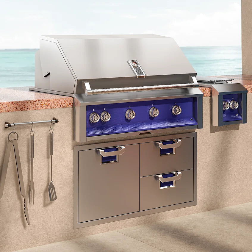 Aspire By Hestan 42" Double Drawer & Storage Drawer Combination - AESDR42