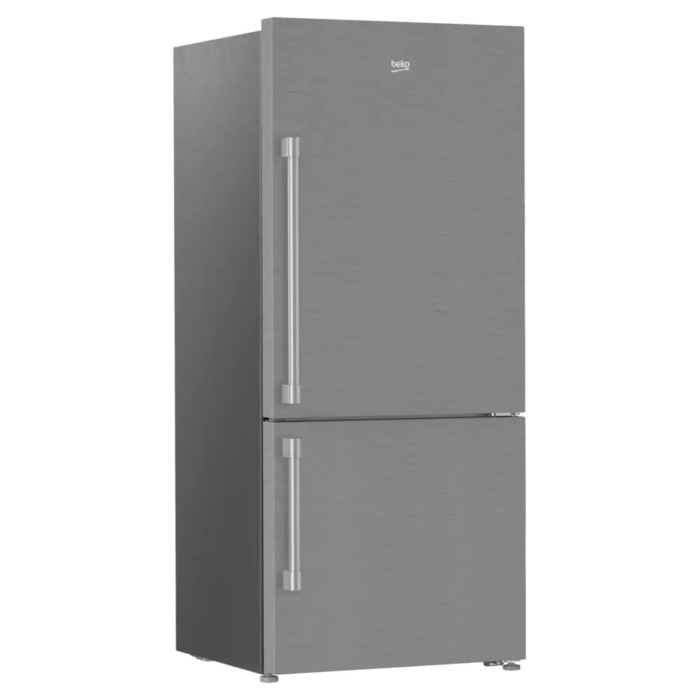 Beko 30" Counter-Depth Smart Bottom Freezer Refrigerator with 16.11 cu. ft. Capacity, Energy Star, in Stainless Steel