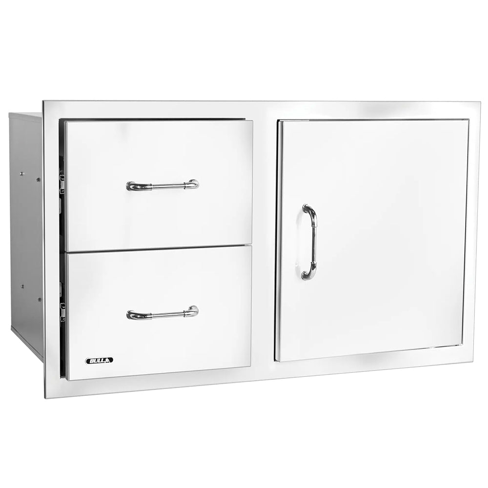 Bull Reversible Access Door with Two Drawer Combo, 30-Inch