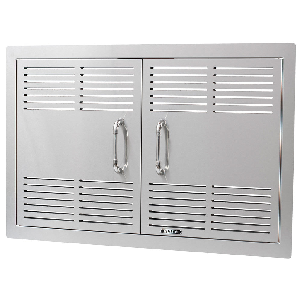 Bull Dual Lined Vented Double Access Door, 30-Inch