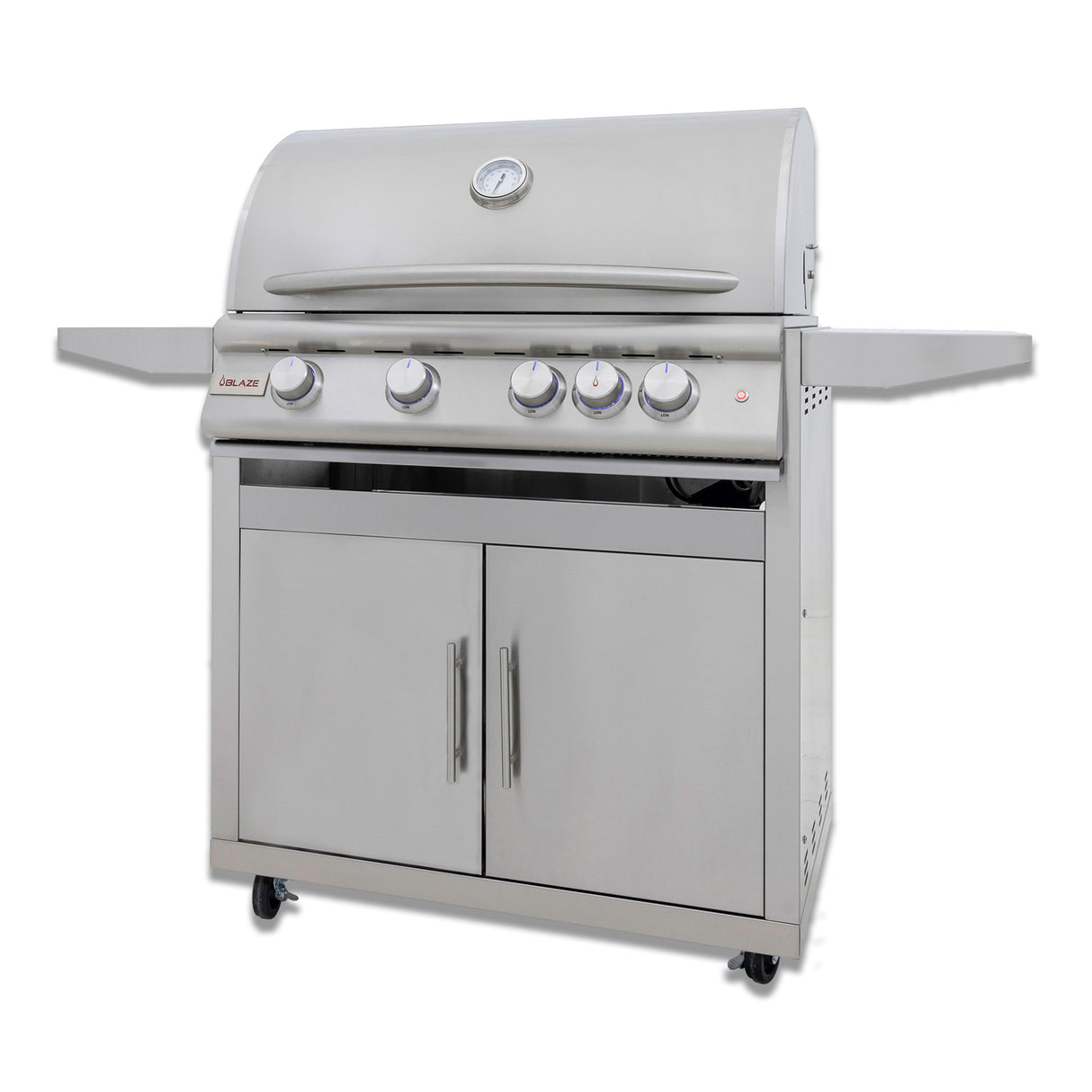 Blaze Premium LTE+ 32-Inch 4-Burner Gas Grill with Rear Burner and Built-in Lighting System- BLZ-4LTE3-LP/NG