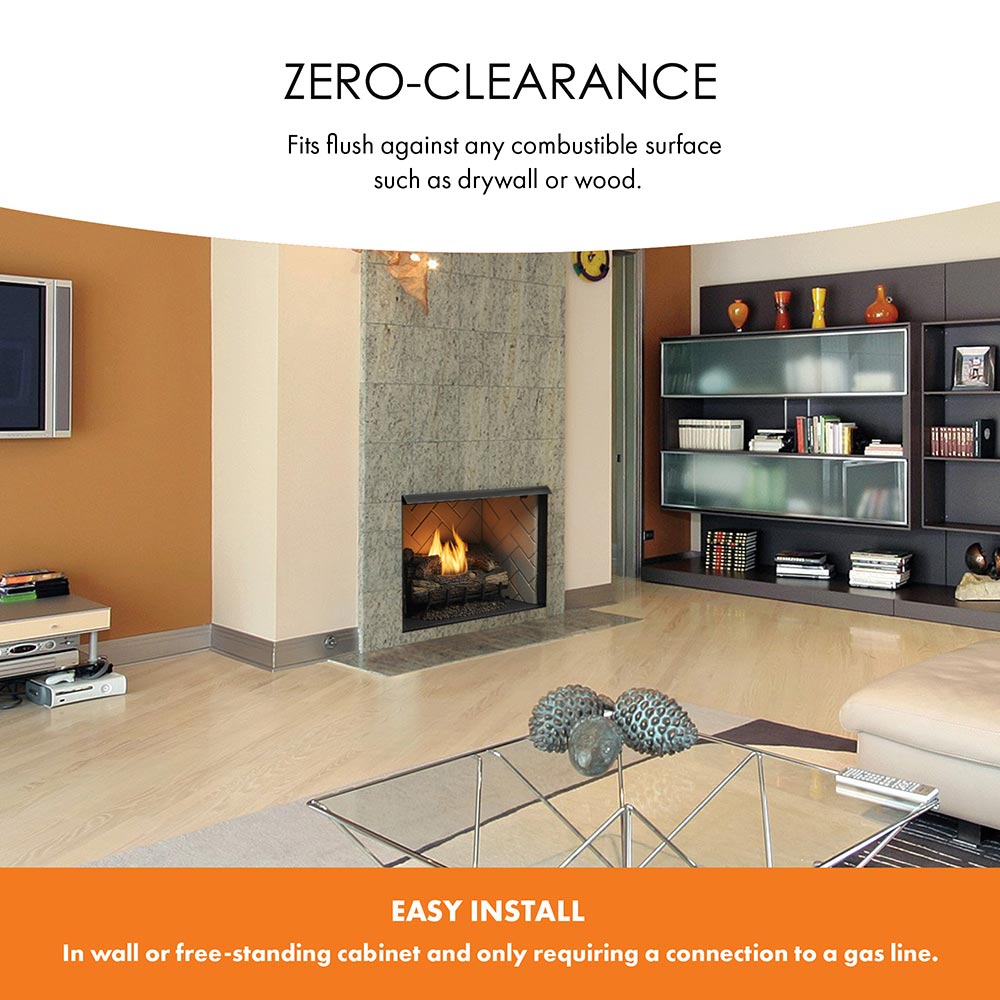 Monessen 42" Exacta Vent-Free Circulating Clean Face Firebox