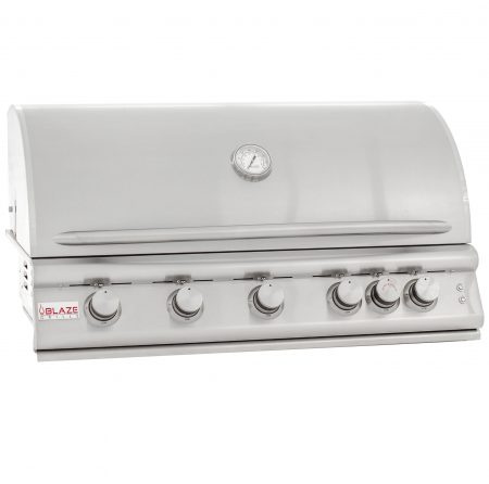 Blaze LTE 40-Inch 5-Burner Gas Grill with Rear Burner and Built-in Lighting System - BLZ-5LTE2-LP/NG
