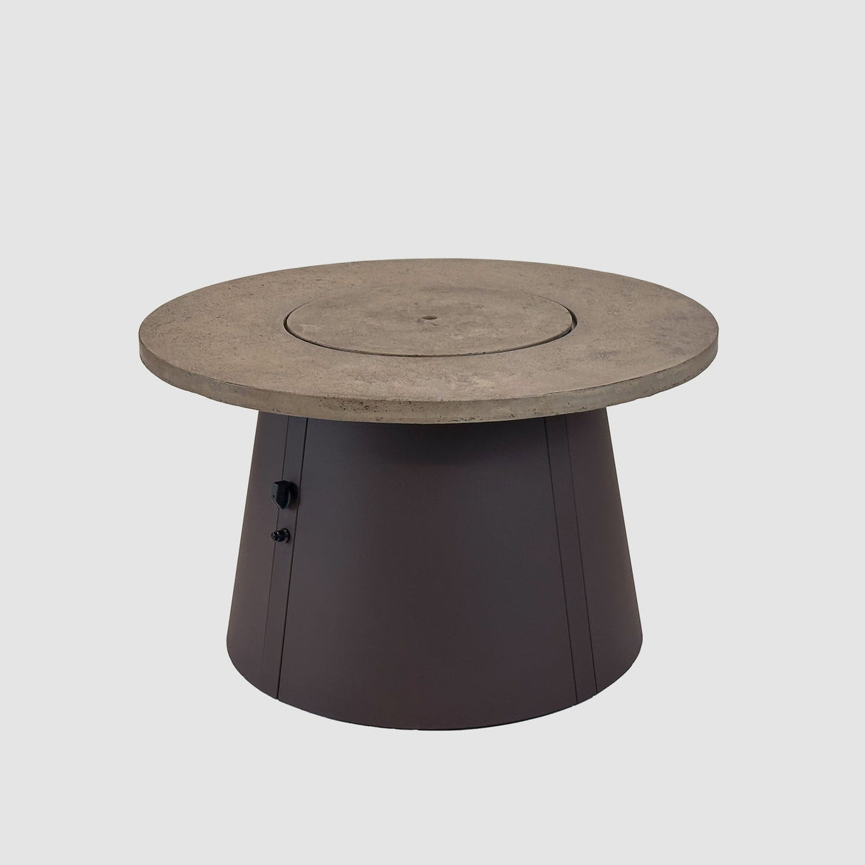 The Outdoor Greatroom Cirvalo 48" Round Gas Fire Pit Table - CIR-48-FSBR-K