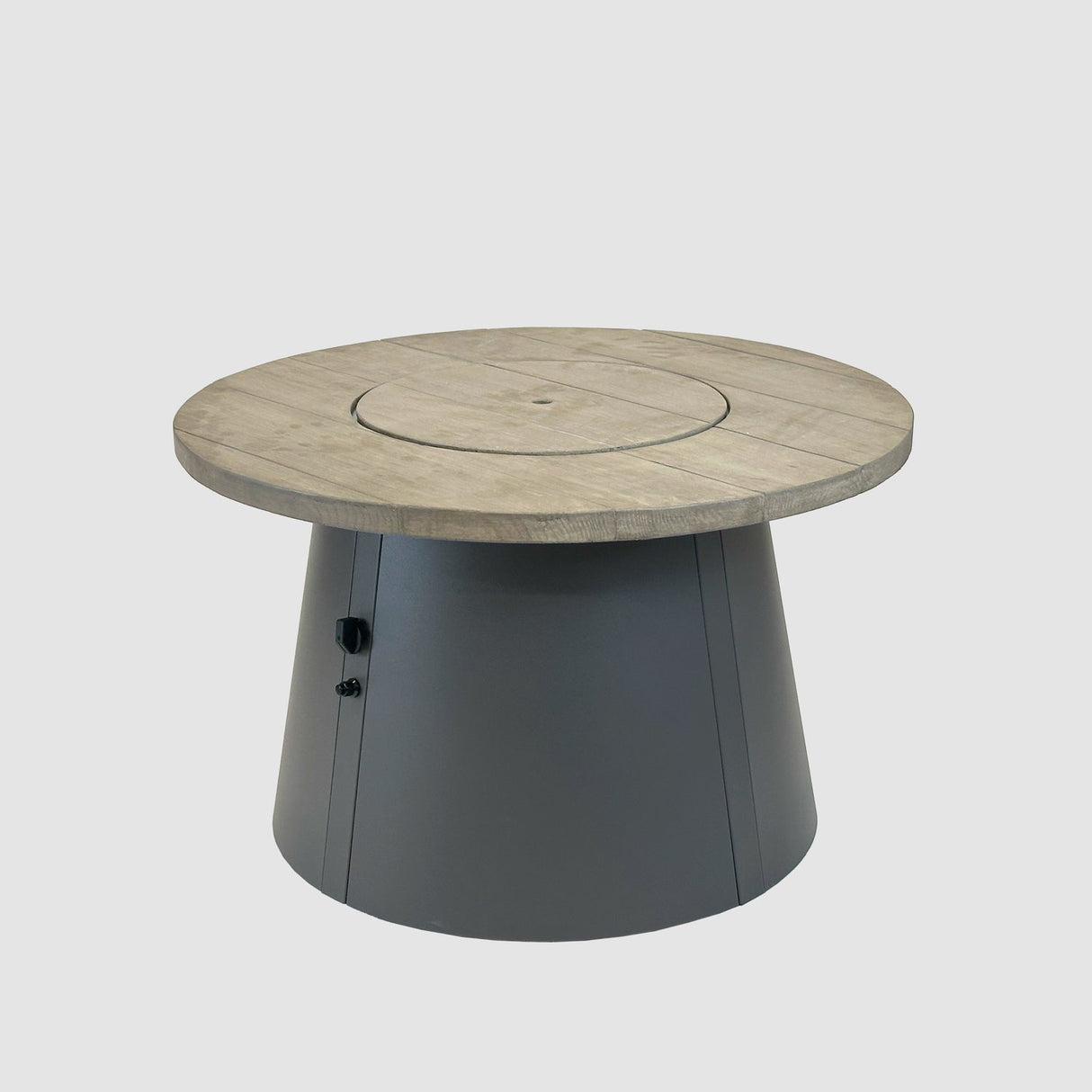 The Outdoor Greatroom Cirvalo 42" Round Gas Fire Pit Table - CIR-42-FSBR-K