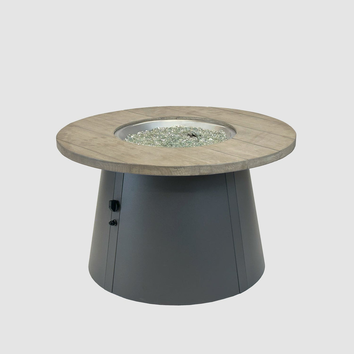 The Outdoor Greatroom Cirvalo 48" Round Gas Fire Pit Table - CIR-48-FSBR-K