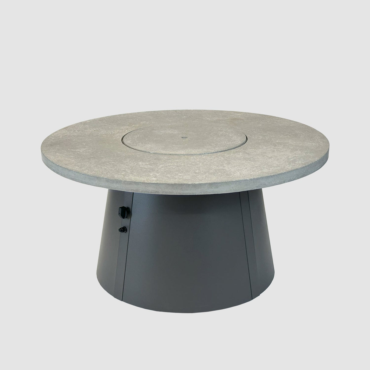 The Outdoor Greatroom Cirvalo 42" Round Gas Fire Pit Table - CIR-42-FSBR-K