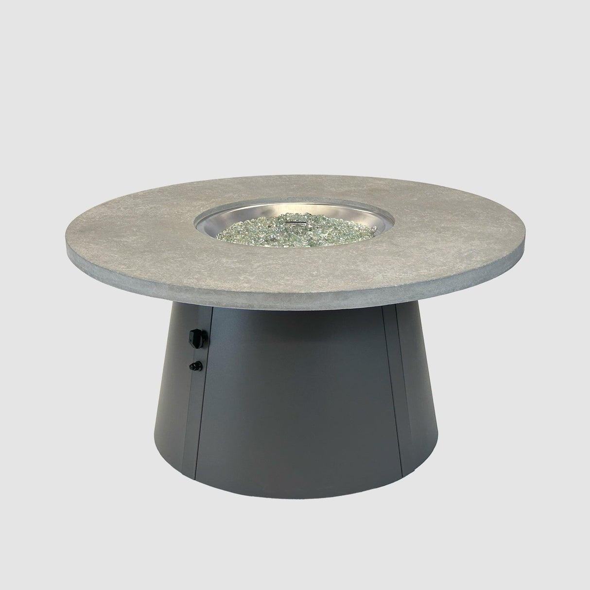 The Outdoor Greatroom Cirvalo 48" Round Gas Fire Pit Table - CIR-48-FSBR-K