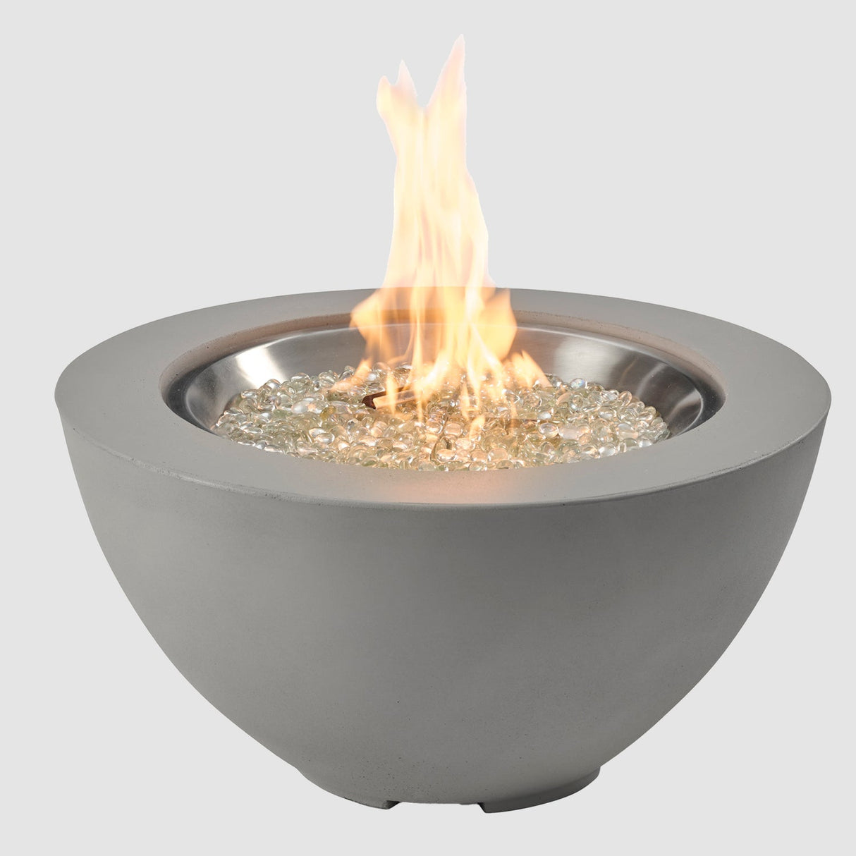 The Outdoor Greatroom Cove 42" Concrete Bowl Gas Fire Pit - CV-30