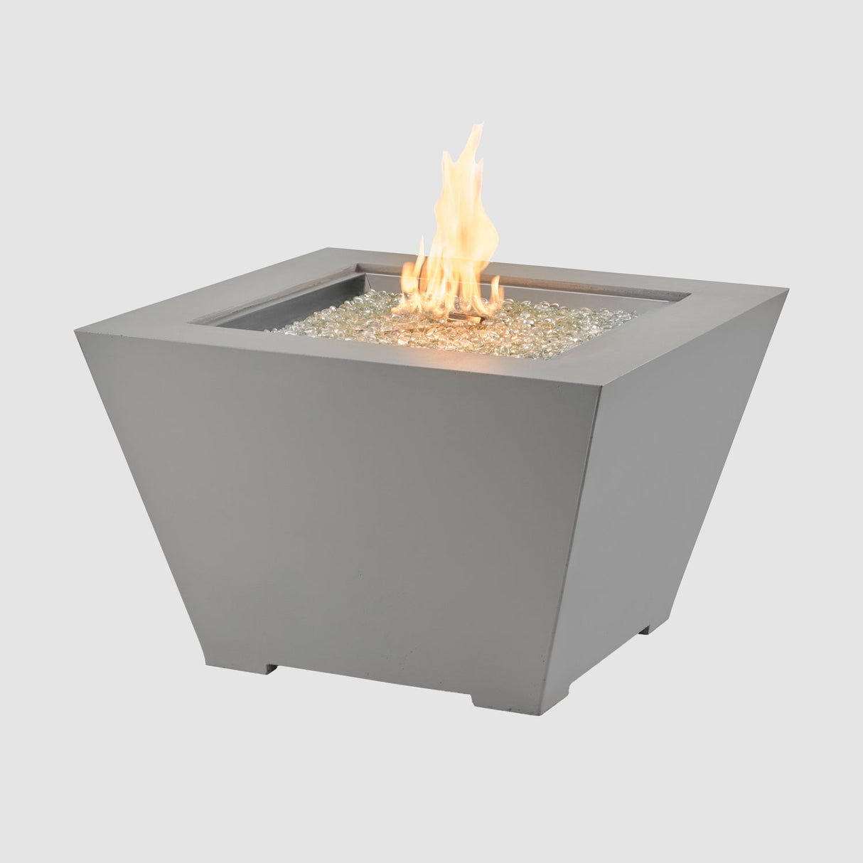The Outdoor Greatroom Cove 37" Concrete Trapezoid Gas Fire Pit - CV-2424