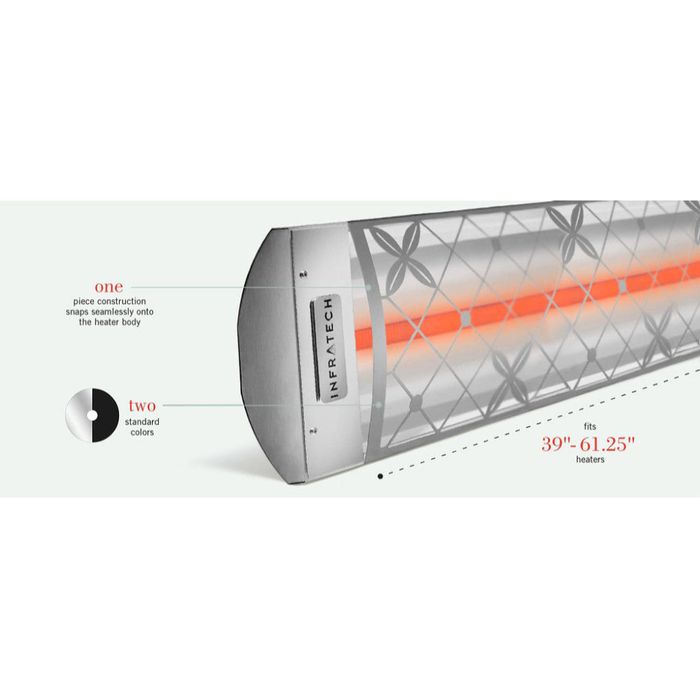 Infratech C Series Single Element with Traditional Motif 4000 Watts Infrared Electric Patio Heater 61.25 x 8.19 x 2.5 in. - 21-41*