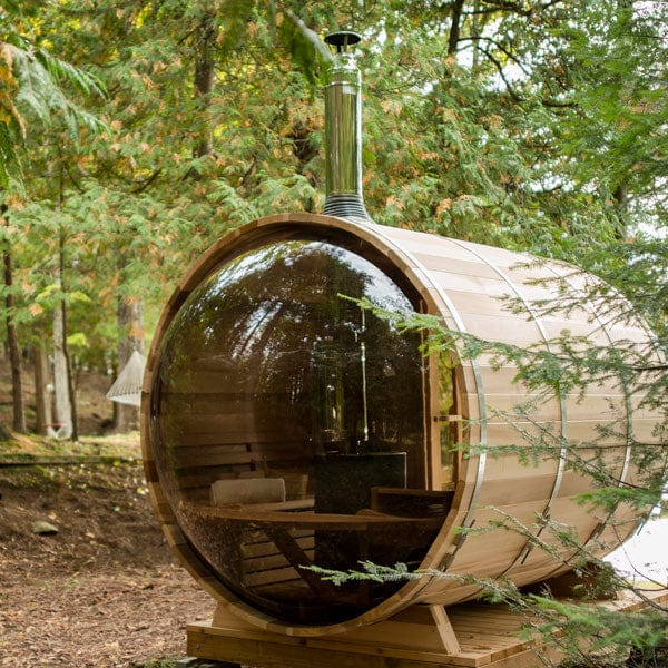 Dundalk Leisurecraft Chimney & Heat Shield with Water Tank for Saunas with Full Back Wall