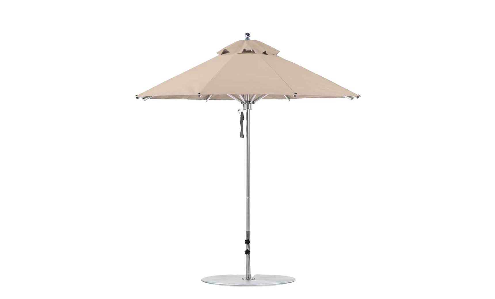 Ledge Lounger Premier Aluminum Umbrella - 7.5' Octagon Pulley