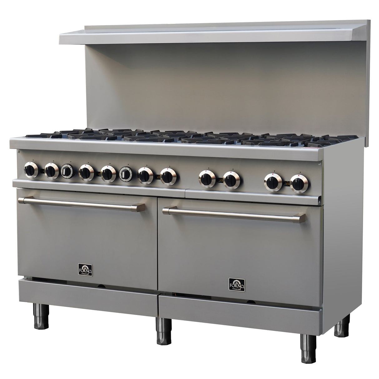 Forno Commerciale 60 Inch Gas Range with 10 Burners