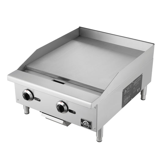 Forno Commerciale 36 Inch Gas Griddle, 3 Burners