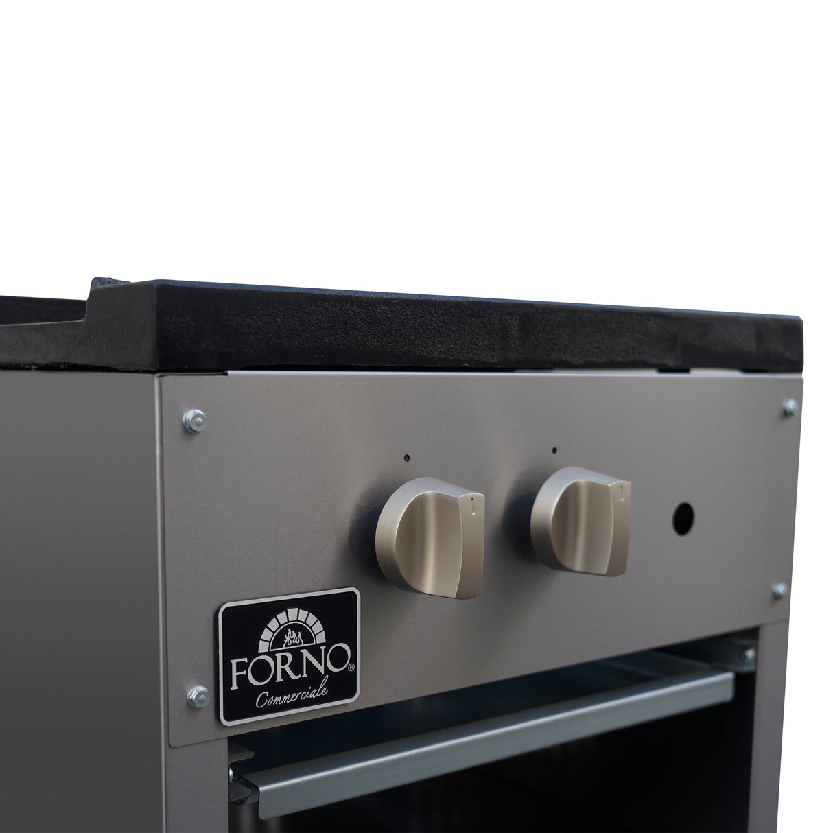 Forno Commerciale Gas Stock Pot Range – Single 3-Ring Burner, Stainless Steel Construction