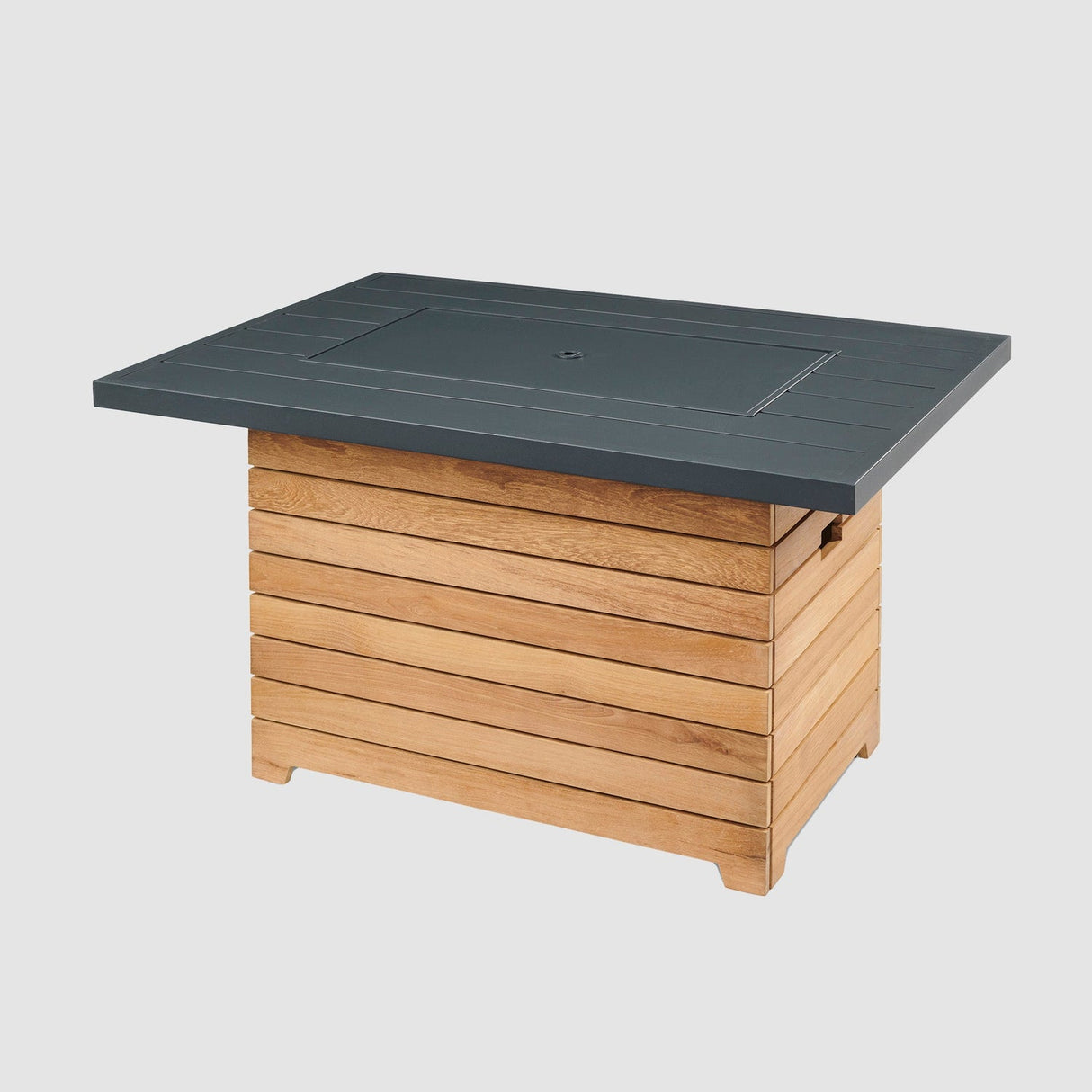 The Outdoor Greatroom Darien 42" Rectangular Gas Fire Pit Table - DAR-1224-EBG-K