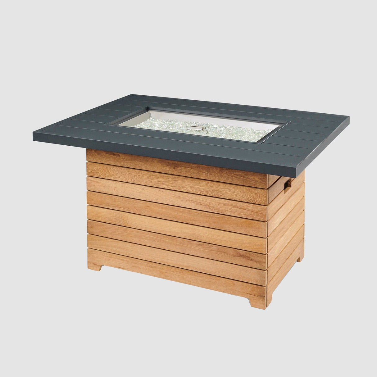 The Outdoor Greatroom Darien 42" Rectangular Gas Fire Pit Table - DAR-1224-EBG-K
