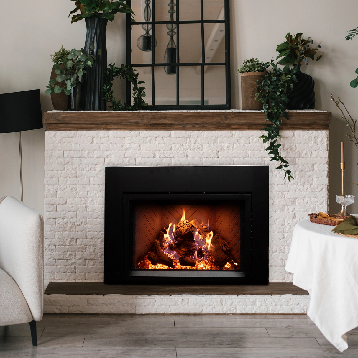 Empire Rainier 34" Direct Vent Fireplace Insert - DVCP34BN91