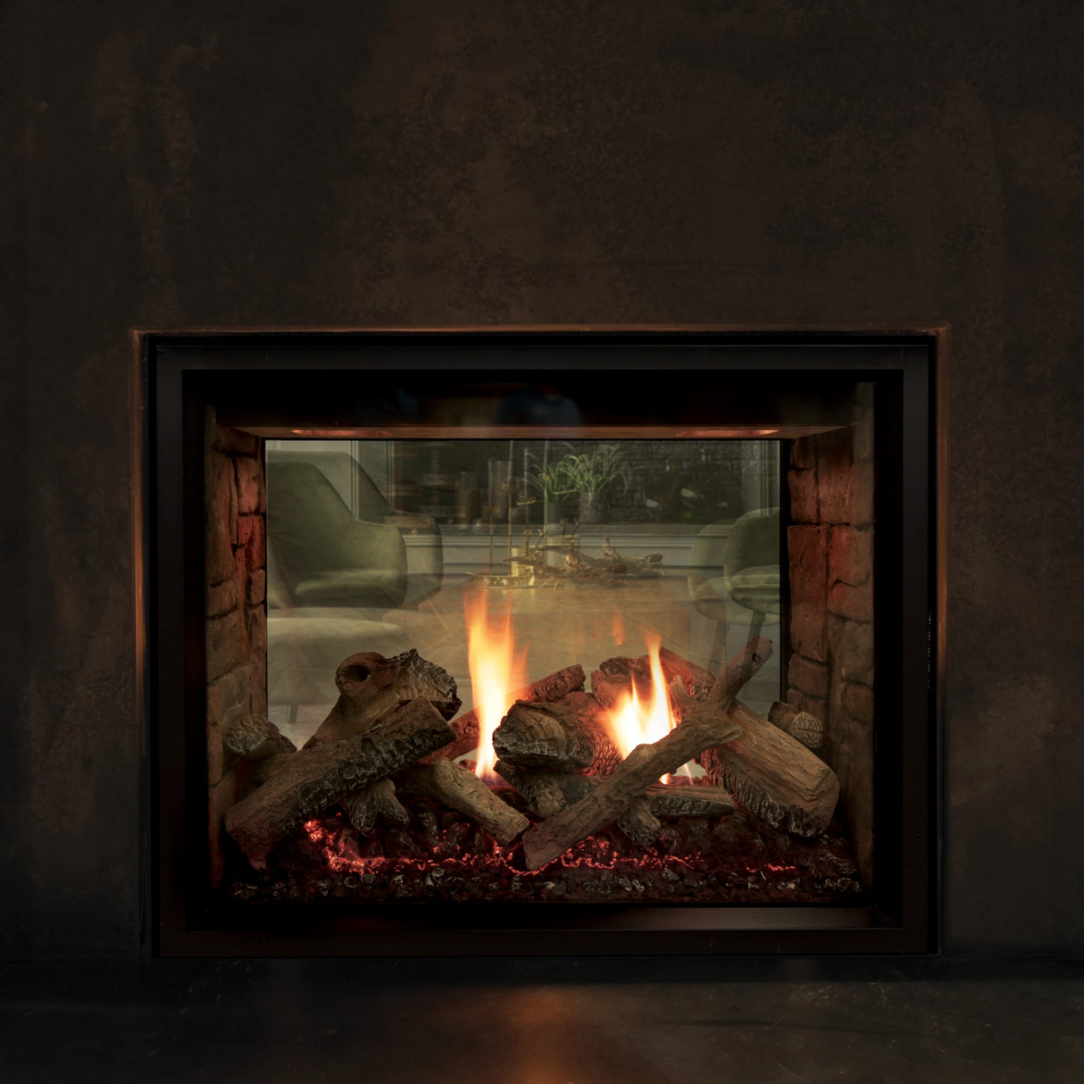 Empire Rushmore 40" See-Through Direct Vent Fireplace - DVCT40CSP95