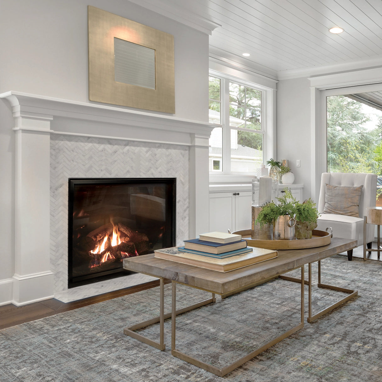 Empire Rushmore 36" Clean-Face Direct Vent Fireplace - DVCT36CBP95