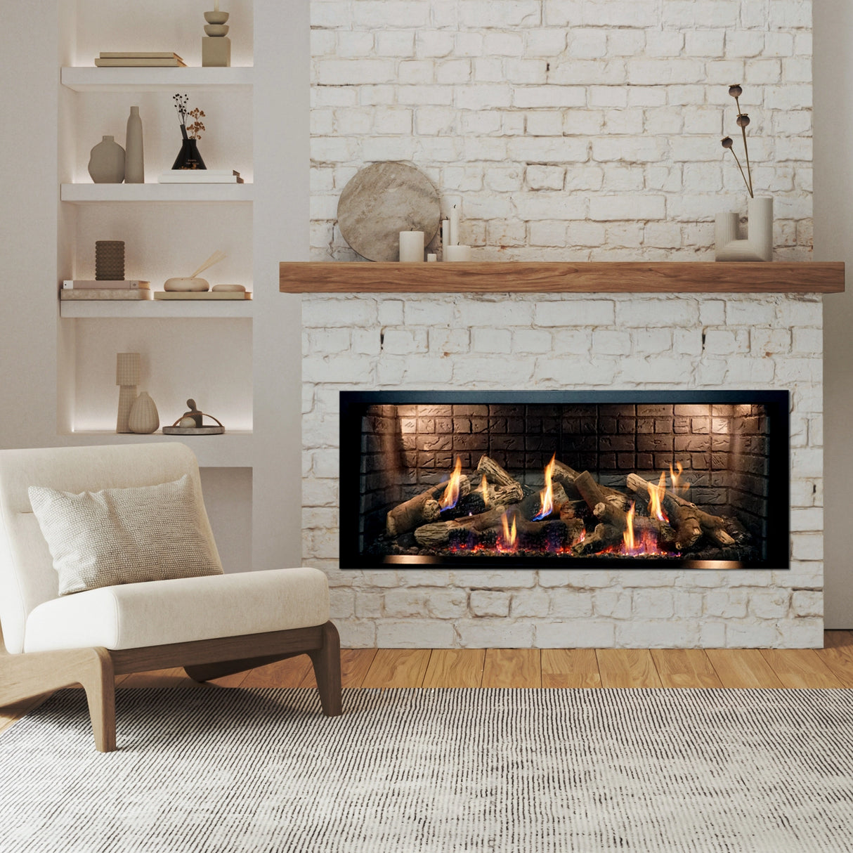 Empire McKinley 60" Linear Gas Fireplace - DVCTL60CFP95