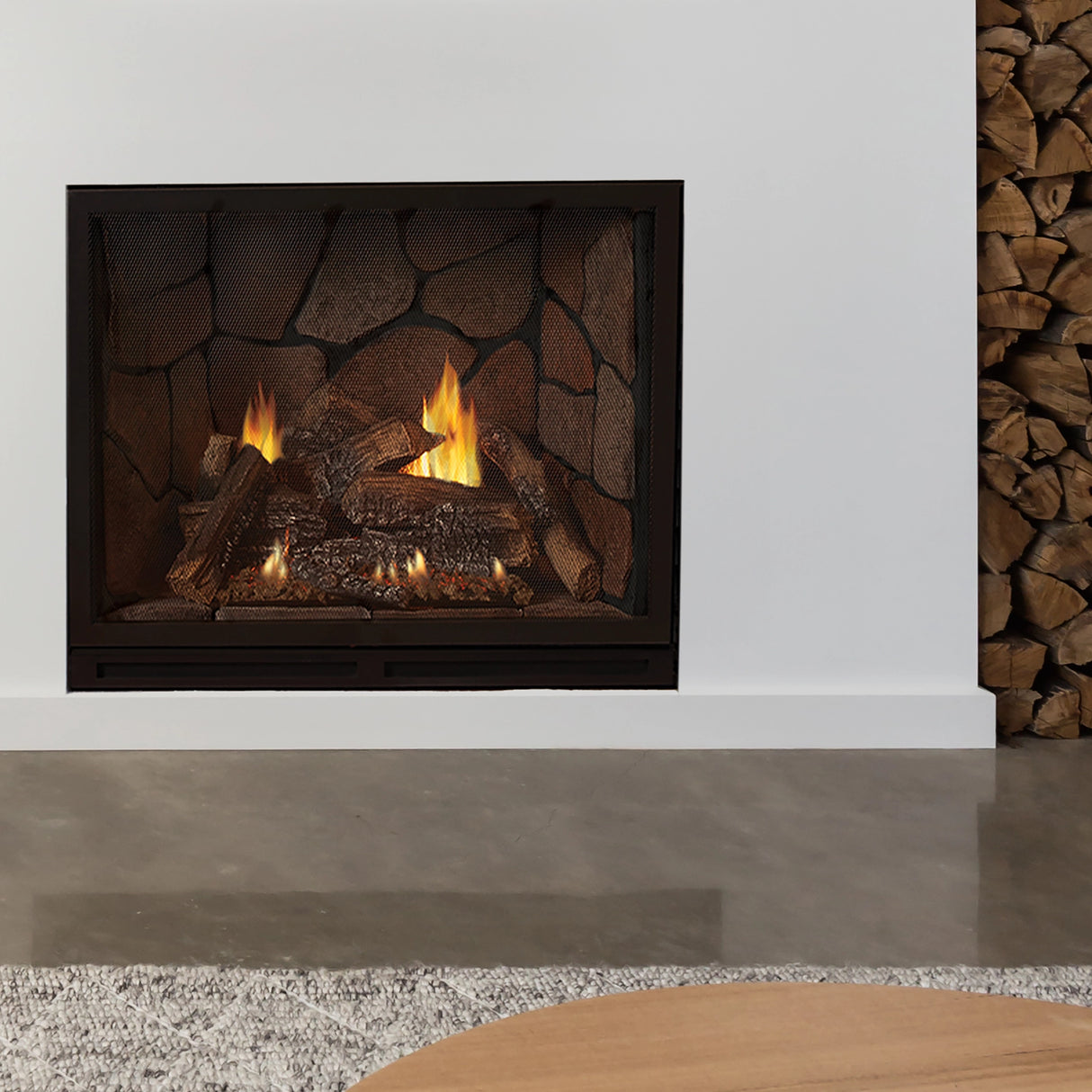 Empire Tahoe Clean Face 36" Millivolt Control Direct Vent Traditional Luxury Fireplace - DVCX36FP30