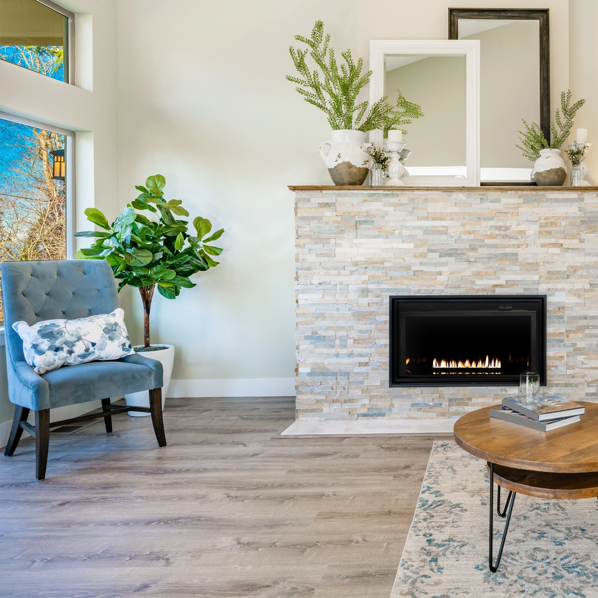 Empire Loft 36" Direct Vent Linear Gas Fireplace - DVL36BP30