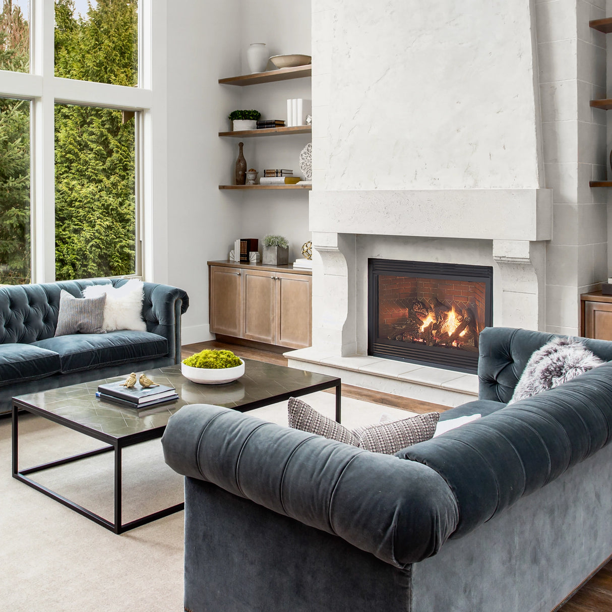 Empire Tahoe Luxury 42" Direct Vent Gas Fireplace - DVX42FP