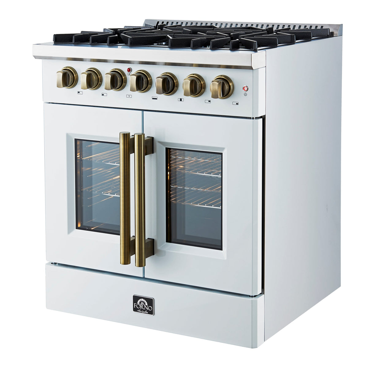 Forno Galiano Freestanding French Door Dual Fuel Range