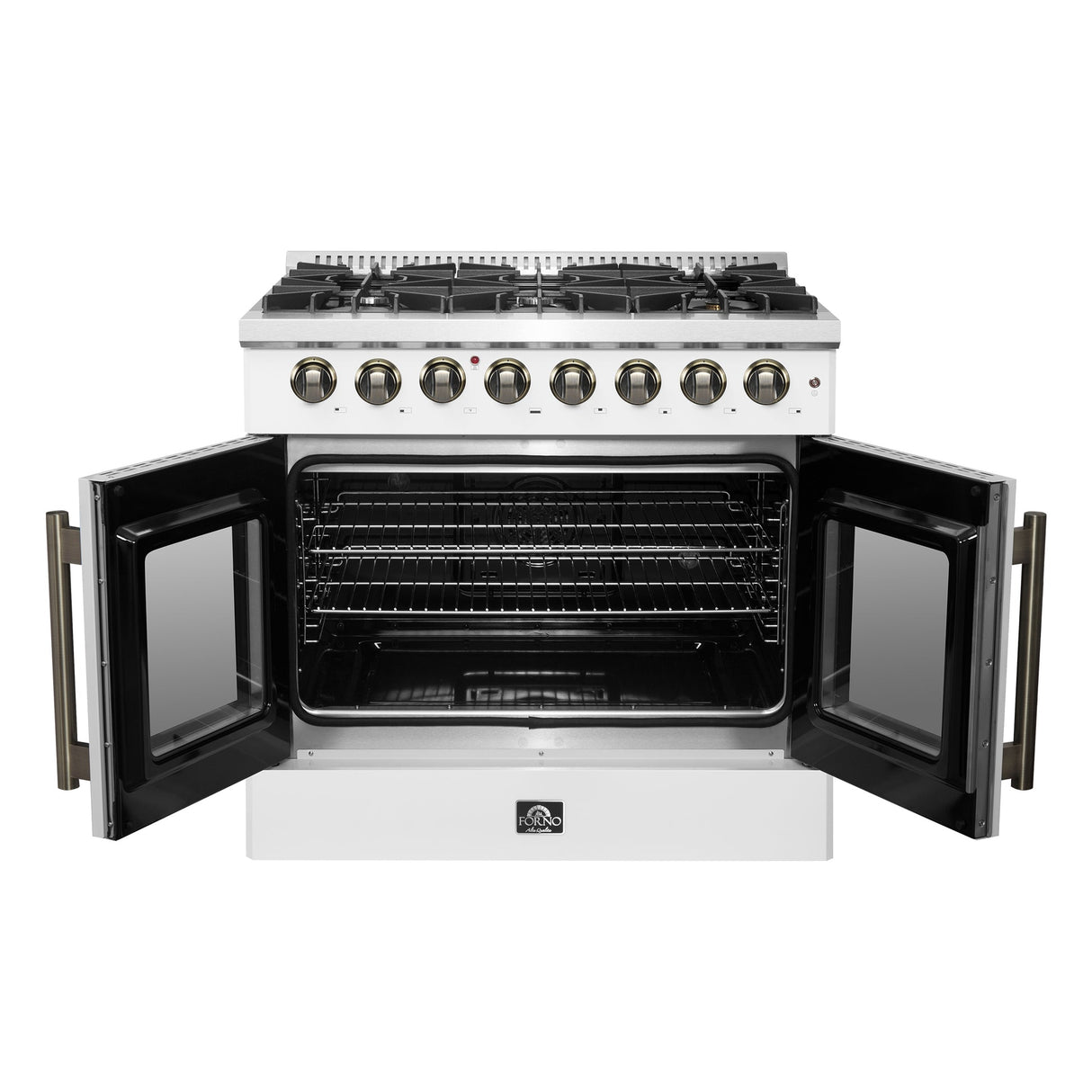 Forno Galiano Freestanding French Door Dual Fuel Range