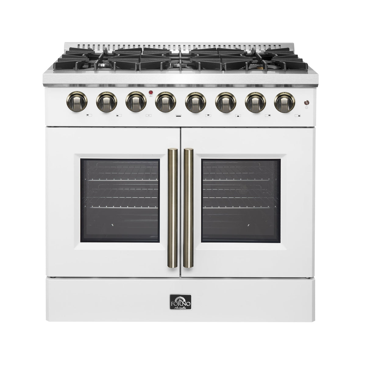 Forno Galiano Freestanding French Door Dual Fuel Range