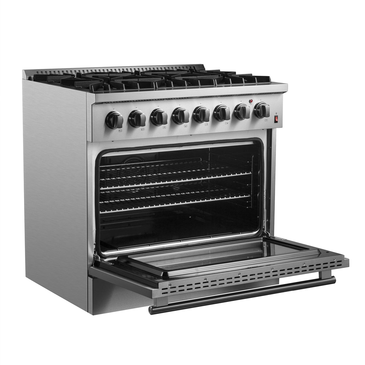Forno Marco Dual Fuel Range, Stainless Steel, True Convection Oven, Energy Efficient