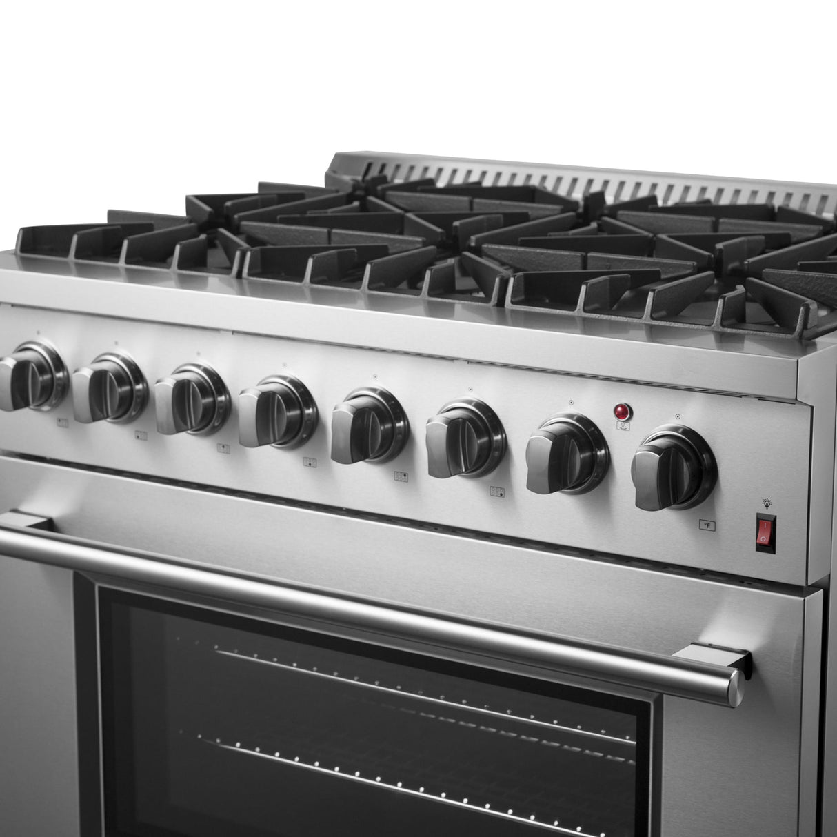 Forno Marco Dual Fuel Range, Stainless Steel, True Convection Oven, Energy Efficient