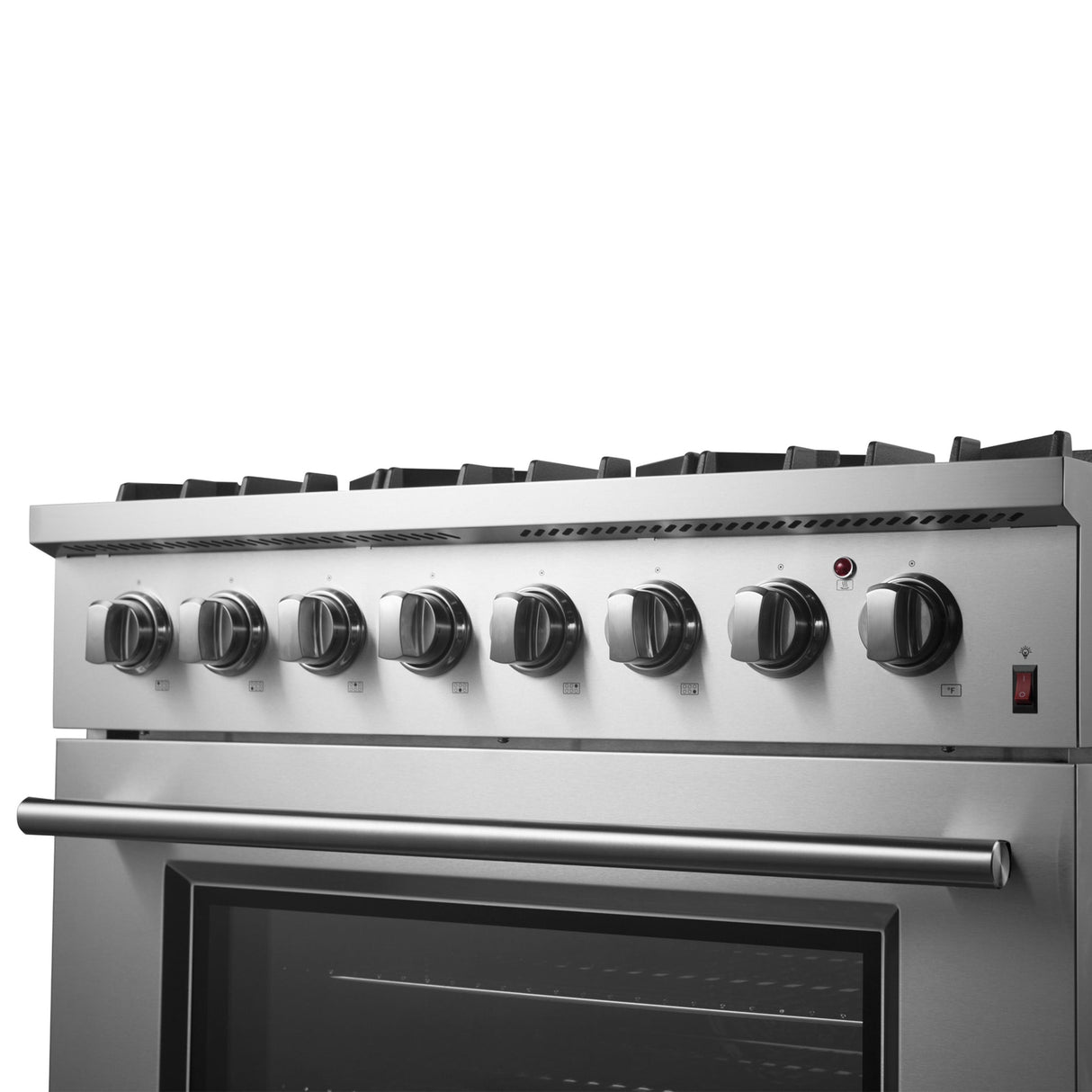 Forno Marco Dual Fuel Range, Stainless Steel, True Convection Oven, Energy Efficient