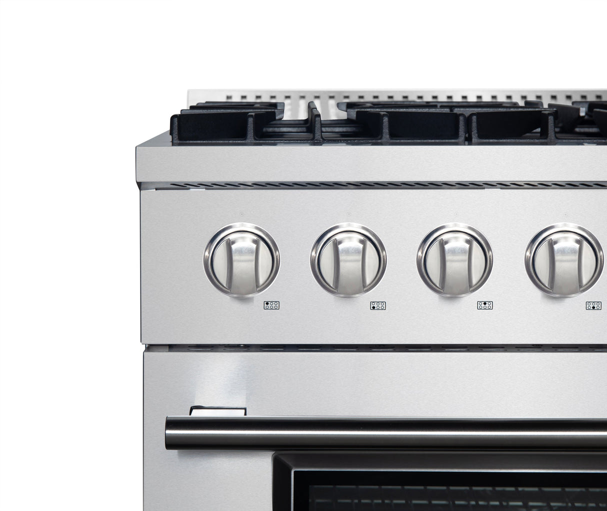 Forno Marco Dual Fuel Range, Stainless Steel, True Convection Oven, Energy Efficient