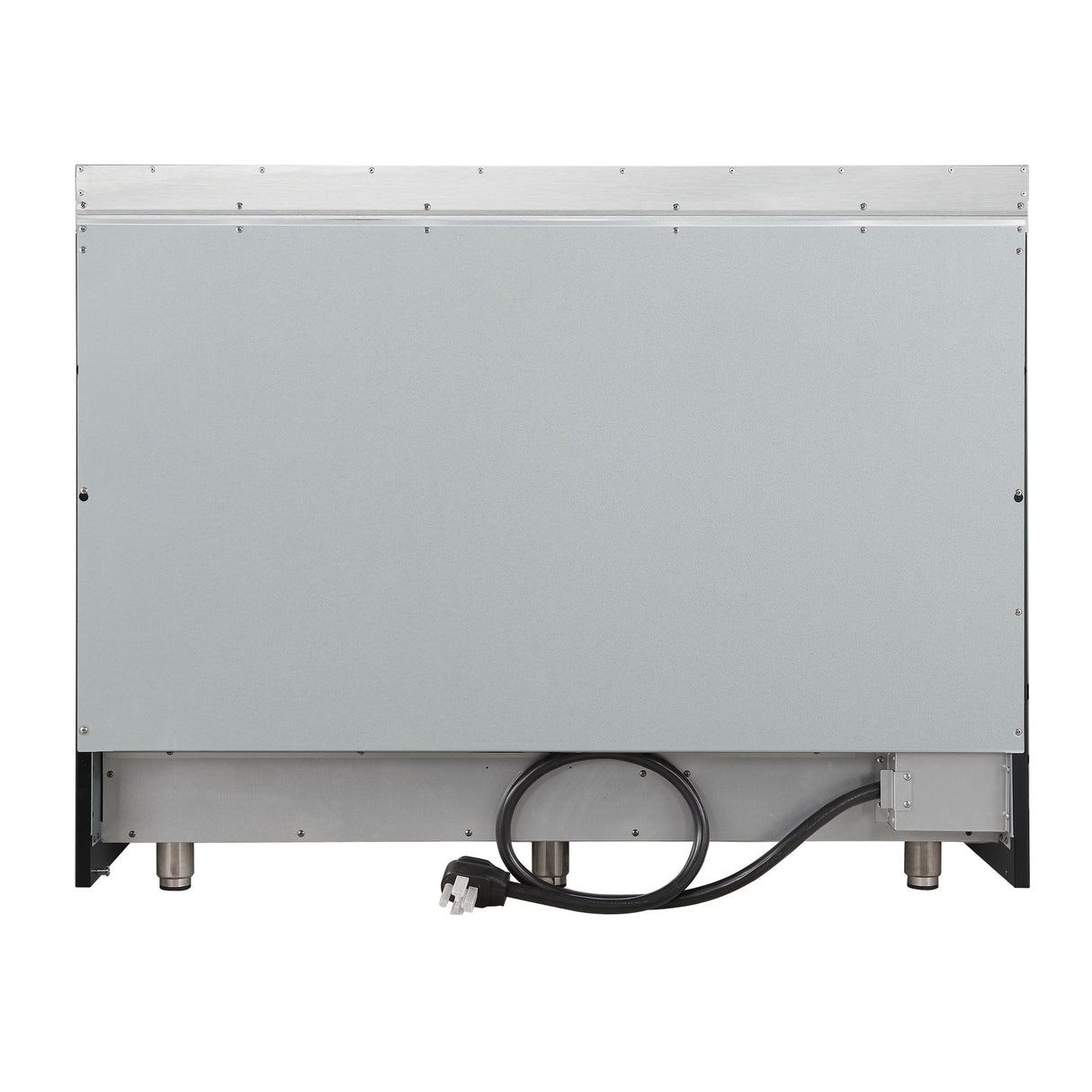 Forno Paolo Freestanding Electric Range with Antique Brass, True Convection Oven, Energy Efficient
