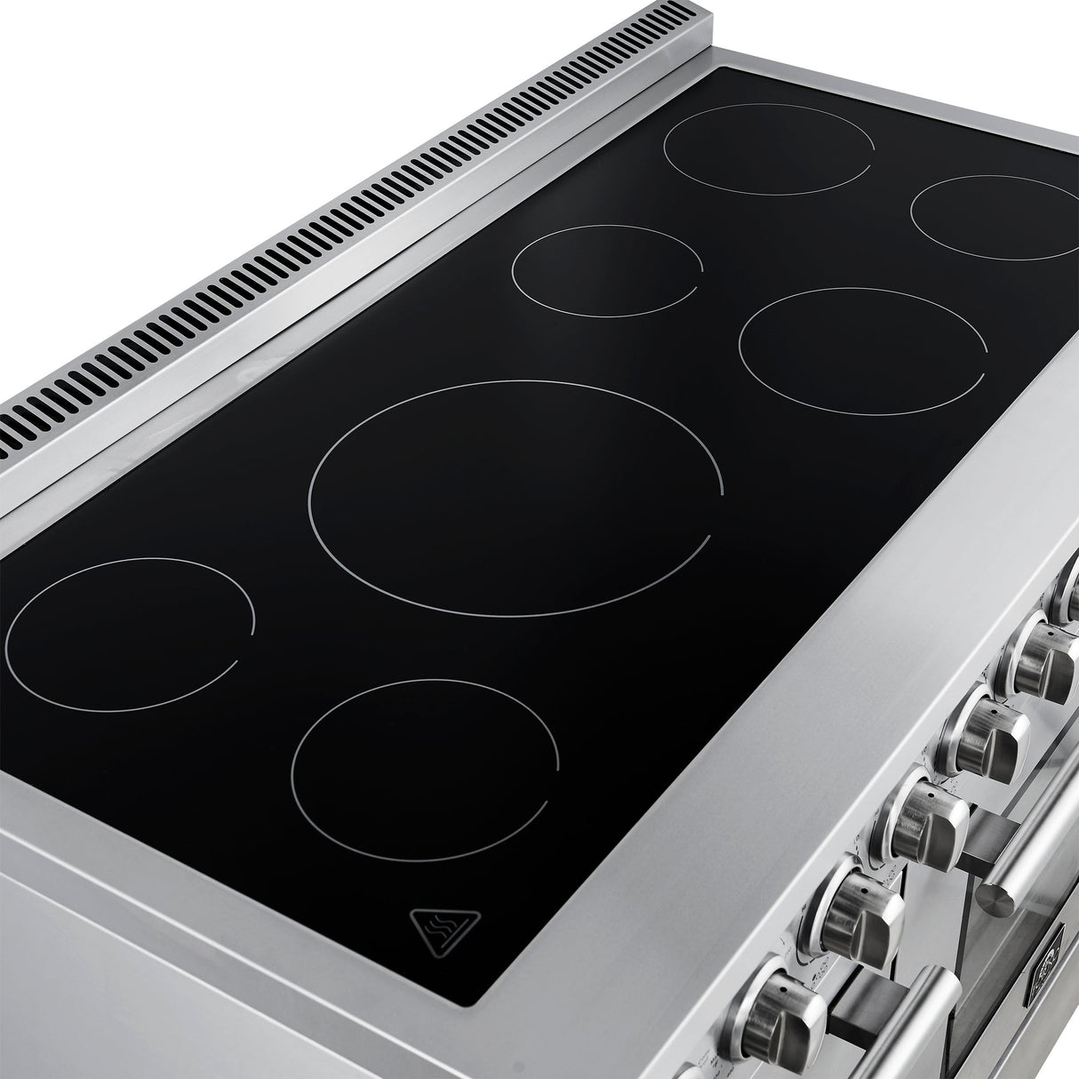 Forno Paolo Freestanding Electric Range, Stainless Steel, True Convection Oven, Energy Efficient