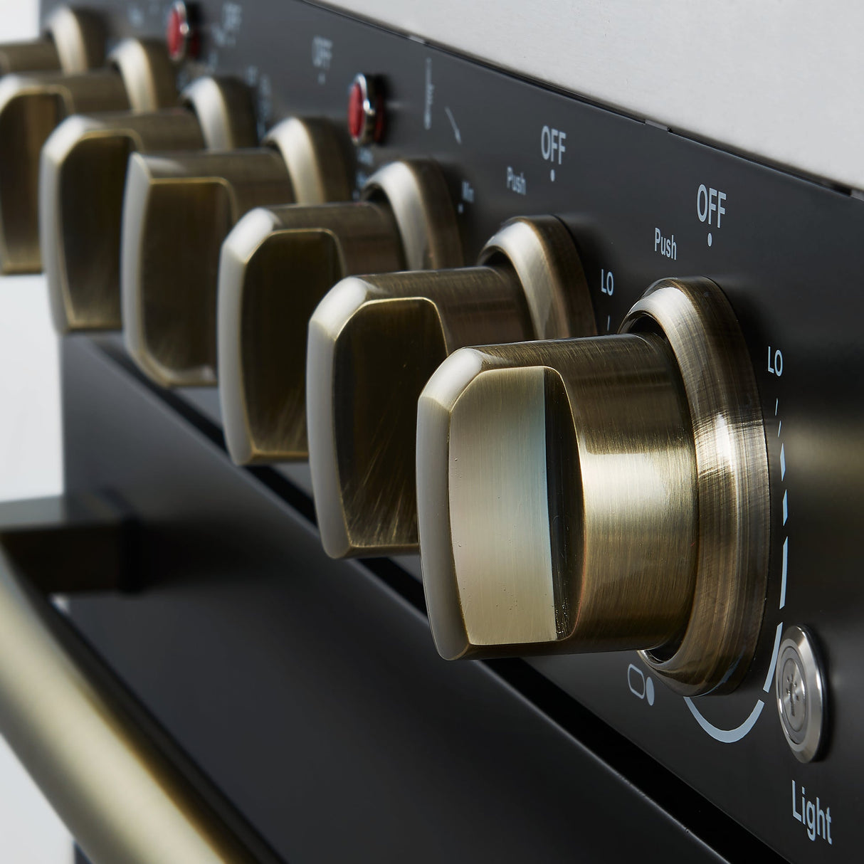 Forno Paolo Freestanding Electric Range with Antique Brass, True Convection Oven, Energy Efficient