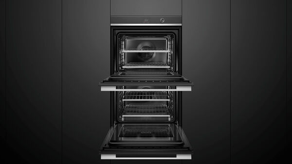 Fisher & Paykel 30" Series 9 Contemporary Self-Cleaning Double Oven, Stainless Steel – OB30DDPTDX2