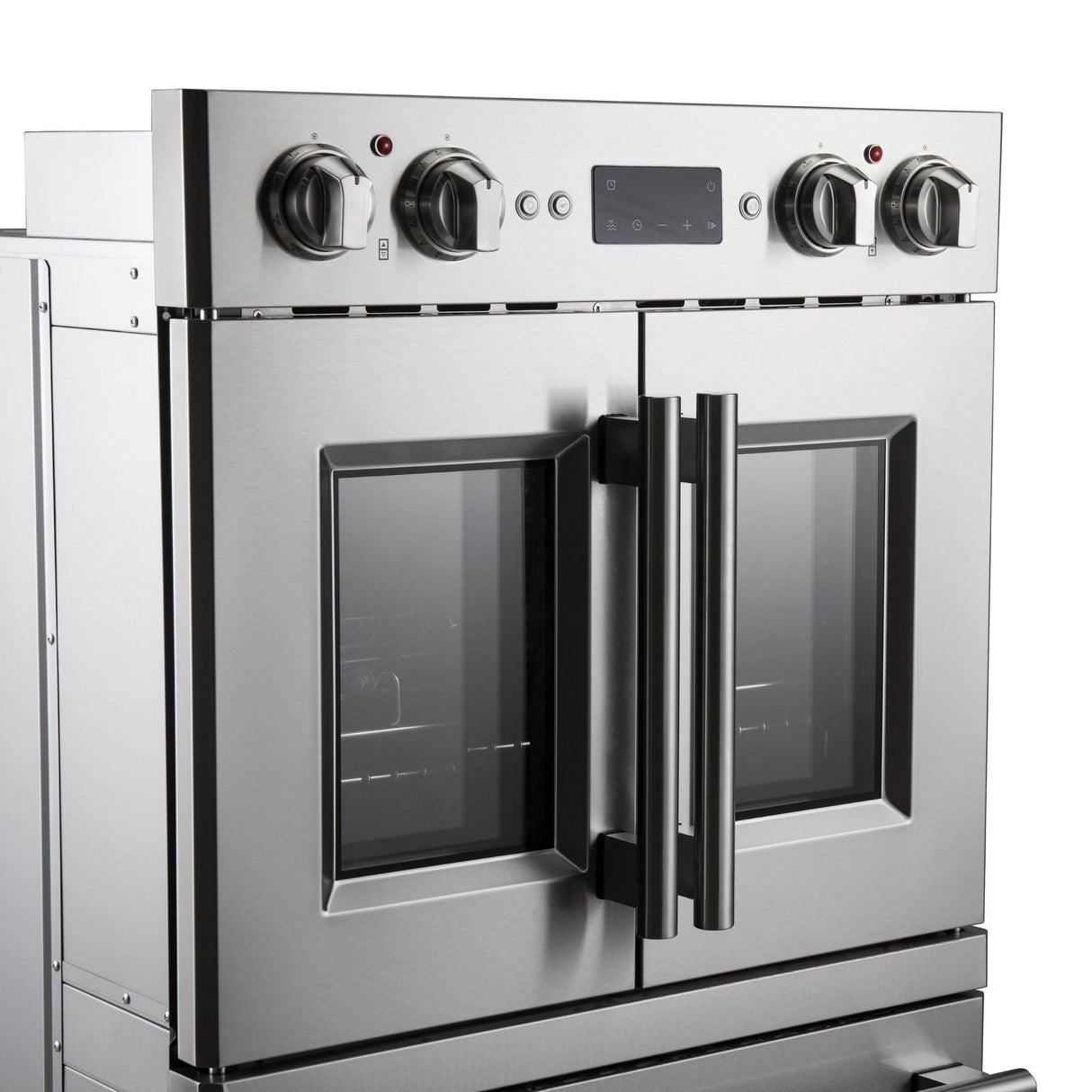 Forno Gallico 30" Electric French Door Double Oven – Stainless Steel, 7.36 cu.ft, Convection, Self-Cleaning